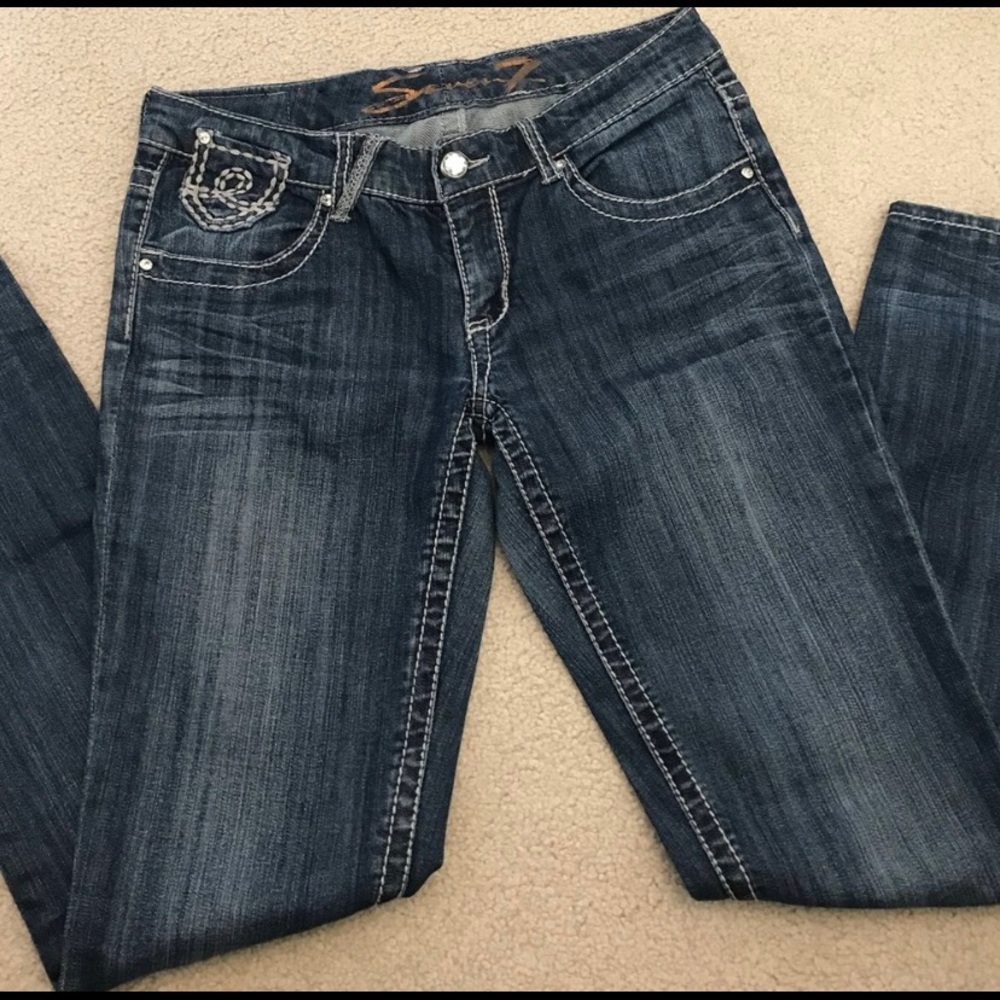 Seven7 / Low-Rise / Skinny Jeans